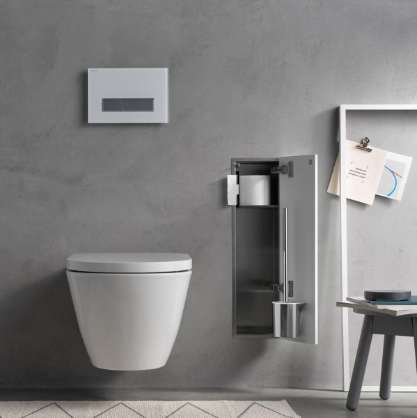 emco WC-Modul asis pure Türanschlag rechts, Unterputz, 1-türig 598mm, alpinweiss matt, 975551309