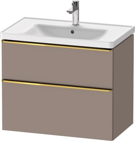 Duravit D-Neo Waschtischunterbau wandhängend Basalt Matt 784x452x625 mm - DE4355034430000
