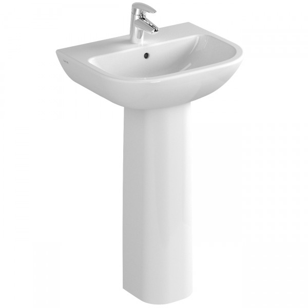 VitrA Waschtisch VitrA S20 500 x 420 mm, 1 Hahnloch mittig weiss, 5501L003-0001