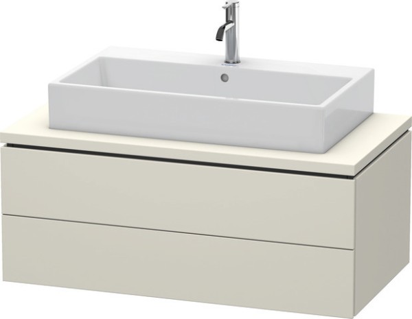 Duravit L-Cube Konsolenwaschtischunterbau wandhängend Taupe Matt 1020x547x400 mm - LC581909191