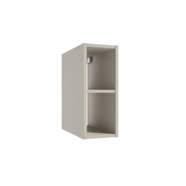 Neuesbad Serie 40 offenes Regal, B:200,H:500,T:430mm, Korpus/Front: kaschmir matt lackiert