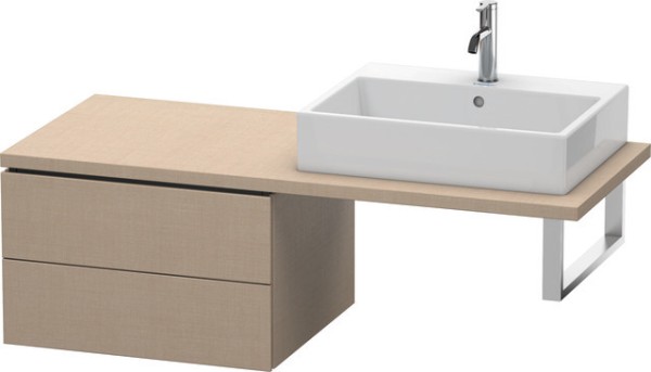 Duravit L-Cube Unterschrank für Konsole Leinen Matt 620x547x400 mm - LC583807575