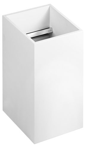 Keuco Gästehandtuchkorb Edition 11, weiß/verchromt, 200 x 350 x 200 mm