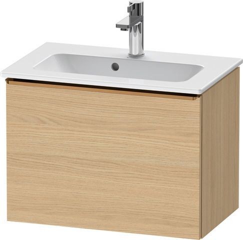 Duravit D-Neo Waschtischunterbau wandhängend Natur Eiche Matt 610x372x440 mm - DE4268004300000