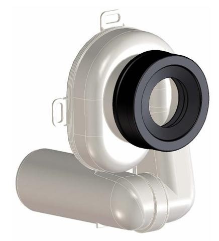 DALLMER Urinal-Absaug-Siphon HL 430, DN 50, 360021