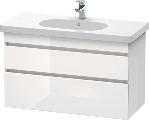 Duravit DuraStyle Waschtischunterbau wandhängend Weiß Hochglanz 1000x453x610 mm - DS648502222