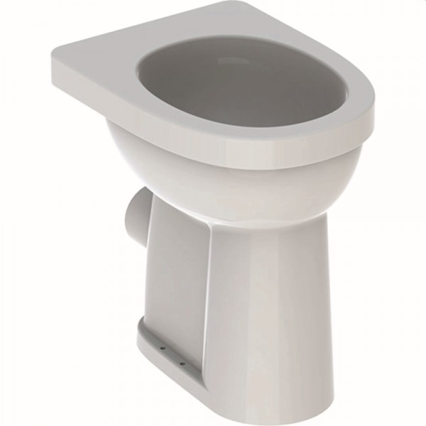 Geberit Renova Nr.1 Comfort Flachspül-WC, 6l bodenst., waagr., H:490mm, weiß, Tect, 218520
