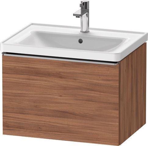 Duravit D-Neo Waschtischunterbau wandhängend Nussbaum Matt 634x452x440 mm - DE4254070790000