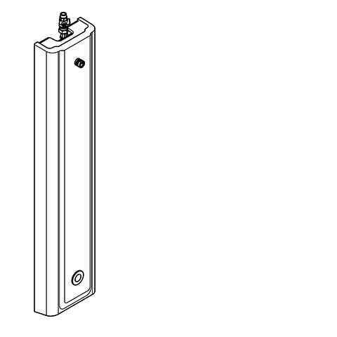 KWC Aquarotter Duschpaneel, F5, elek., MIRANIT, o. Mischung, f. DUKO, für Batt./Netzteil, 2030062770 2030062770