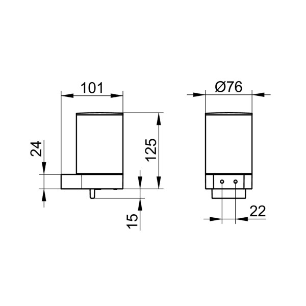 Keuco Lotionspender Plan 14951, komplett, verchromt, 14951010000