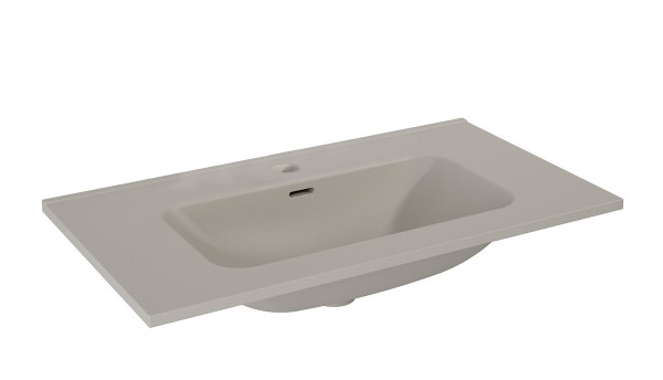 Cosmic Wish Waschtisch mit Integriertem Becken, Creme Light Matt, WJC780M0280110