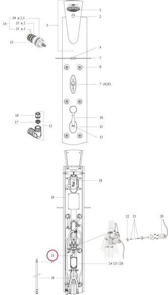Hansgrohe Thermosensor Pharo K4 , 25926000