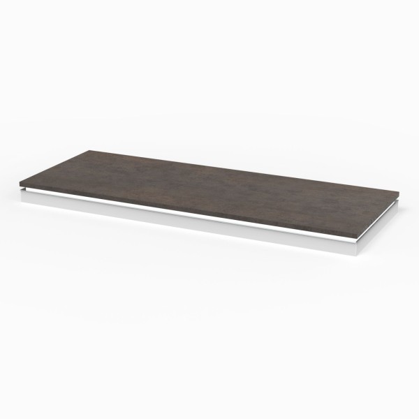 Sanipa 2morrow keramische Konsolenplatte Light mit LED WT1676B Metallic geflammt, WT1676B