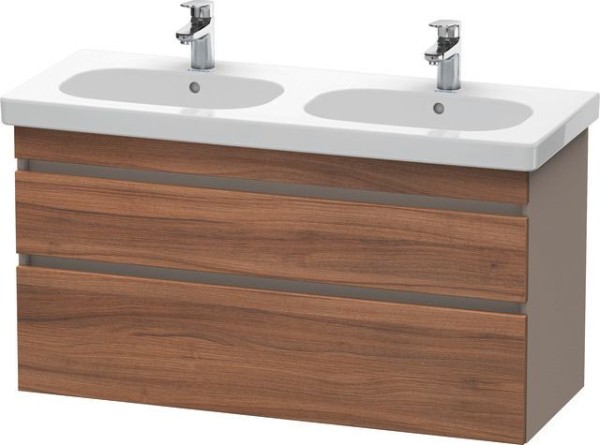 Duravit DuraStyle Waschtischunterbau wandhängend Nussbaum & Basalt Matt 1150x453x610 mm - DS64860794