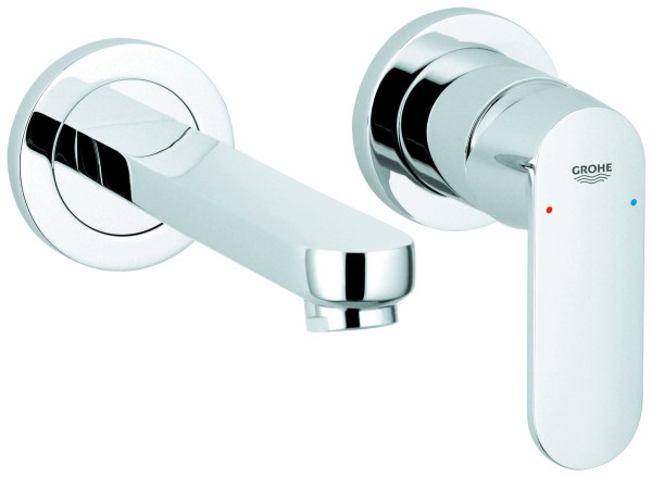 Grohe 2-Loch-WT-Batt. Eurosmart C 19381 Stichmaß 110 mm Ausladung 170 mm chrom, 19381000