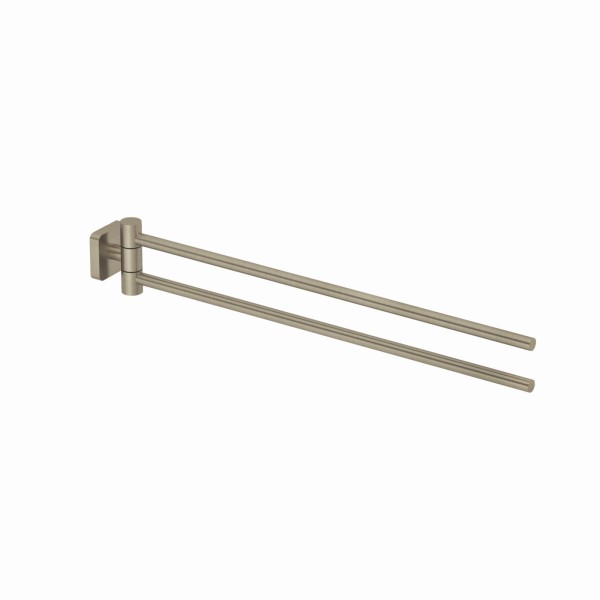 Kludi VELA S Doppel-Handtuchstange Länge 440MM Stainless Brushed Nickel PVD, 25977N5
