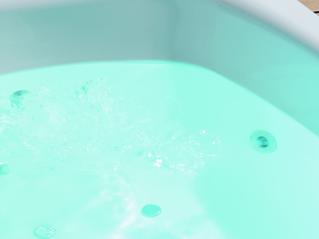 Bette Badewanne Ausstattung / Oberfläche LED-Scheinwerfer farbig gold, B465-903 B465-903