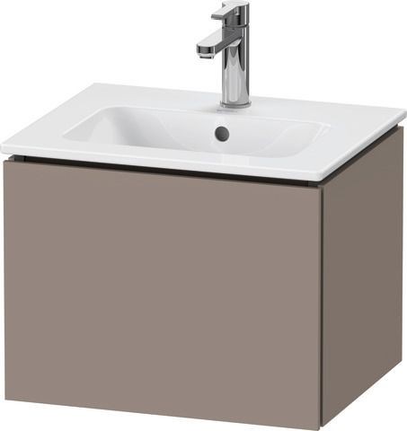 Duravit L-Cube Waschtischunterbau wandhängend Basalt Matt 520x421x400 mm - LC611804343