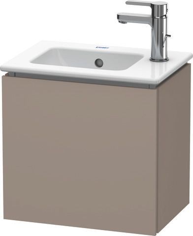 Duravit L-Cube Waschtischunterbau wandhängend Basalt Matt 420x294x400 mm - LC6272L4343