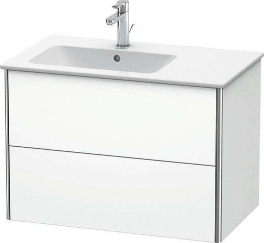 Duravit XSquare Waschtischunterbau wandhängend Weiß Supermatt 810x478x560 mm - XS417608484