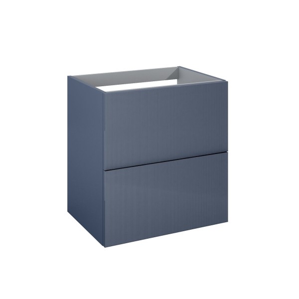 Cosmic Wish Unterschrank 2 Schubladen für Waschbecken, Blau Matt, WJC780M0060126