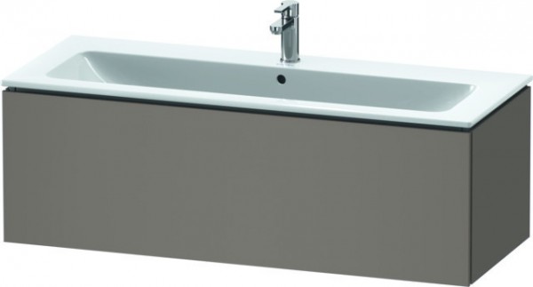 Duravit L-Cube Waschtischunterbau wandhängend Basalt Matt 1220x481x400 mm - LC614304343