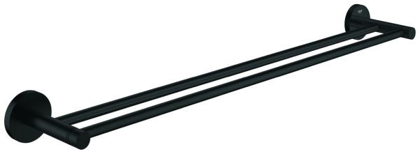 GROHE Doppel-Badetuchhalter Essentials 102473 654mm Metall matt black, 1024732430
