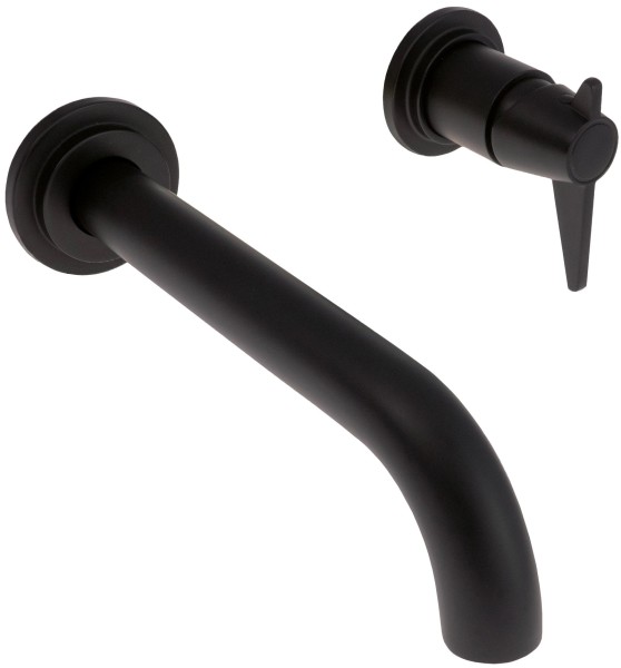 Neuesbad Serie 400 2-Loch Unterputz Waschtischarmatur, inklusive Einbaukörper , Oberfläche: schwarz