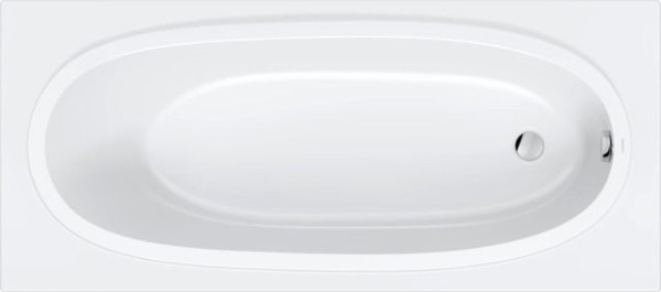 Duravit Balcoon Badewanne Einbau, 1700x750mm, Acryl