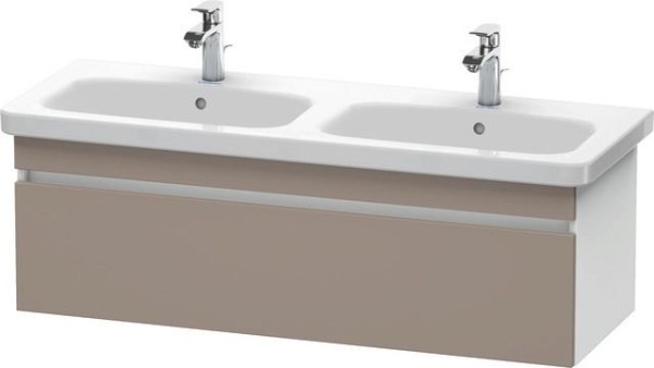 Duravit DuraStyle Waschtischunterbau wandhängend Basalt & Weiß Matt 1230x448x398 mm - DS639804318