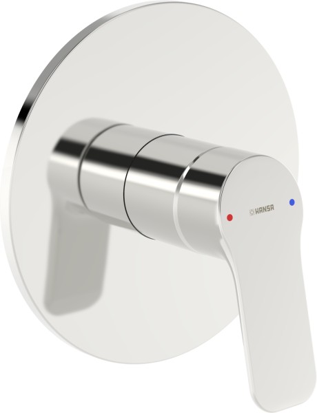 Hansa Einhandmischer Sichtteil f. einen Abgang, HANSABASIC 8056 Rosette rund verchromt, 80569023