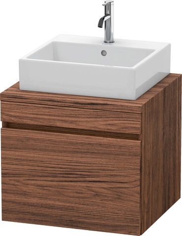 Duravit DuraStyle Konsolenwaschtischunterbau wandhängend Nussbaum dunkel Matt 600x548x512 mm - DS531