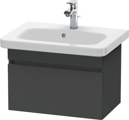 Duravit DuraStyle Waschtischunterbau wandhängend Graphit Matt 580x368x398 mm - DS637904949