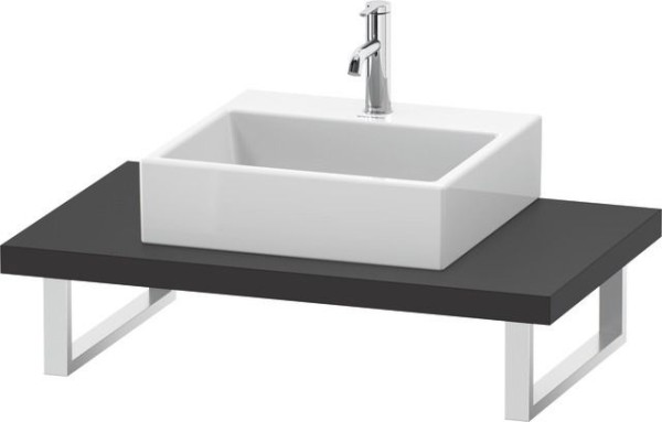 Duravit L-Cube Konsole Graphit Supermatt 800x550x45 mm - LC102C08080