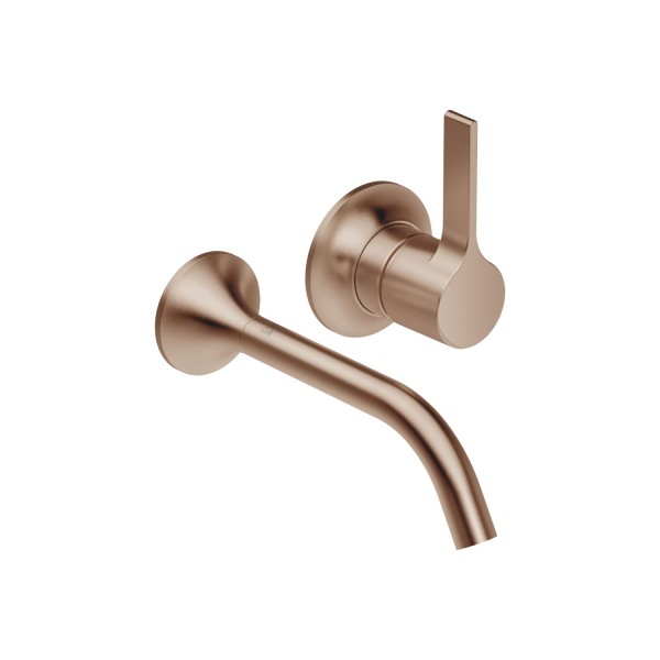 Dornbracht Waschtisch-Wand-Armatur ohne Ablaufgarnitur VAIA 36860809 Bronze gebürstet, 36860809-42