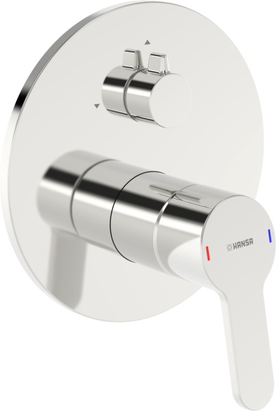 Hansa Einhandmischer FM-Set f. zwei Abgänge HANSAPRIMO, 8990 Rosette rund verchromt, 89909023