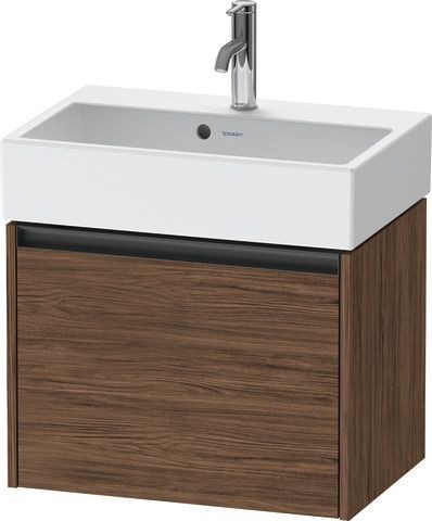 Duravit Ketho.2 Waschtischunterbau wandhängend Nussbaum dunkel Matt 584x390x440 mm - K25073021210000