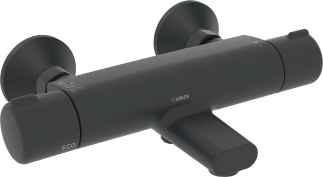 Hansa Wannenarmatur HANSAMICRA 5816 Ausld. 159 mm DN15 Matt-Schwarz 5816217133