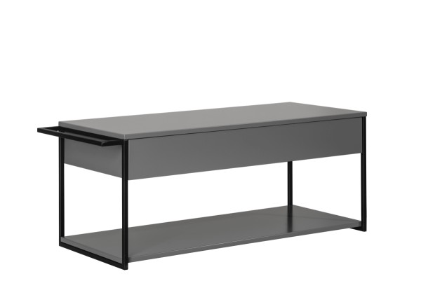Fackelmann NEW YORK Waschtischunterschrank 107,5x43,5x47,5 grau matt 1S, 84917