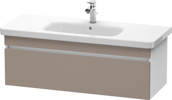 Duravit DuraStyle Waschtischunterbau wandhängend Basalt & Weiß Matt 1130x448x398 mm - DS639504318