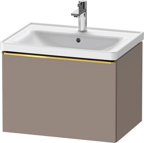 Duravit D-Neo Waschtischunterbau wandhängend Basalt Matt 634x452x440 mm - DE4254034430000