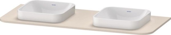 Duravit Happy D.2 Plus Konsole Taupe Supermatt 1300x550x16 mm - HP032KB8383