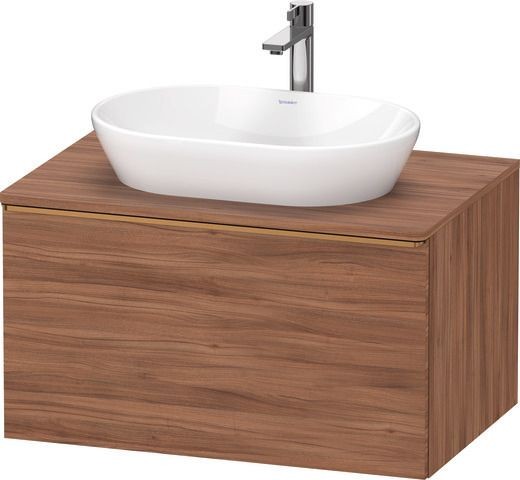 Duravit D-Neo Konsolenwaschtischunterbau wandhängend Nussbaum Matt 800x550x459 mm - DE4947004790000