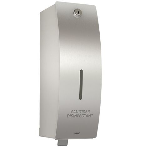 KWC Aquarotter Desinfektionsmittelspender, STRATOS, Edelstahl, Aufputz, 100x323x134 mm, 2030062581