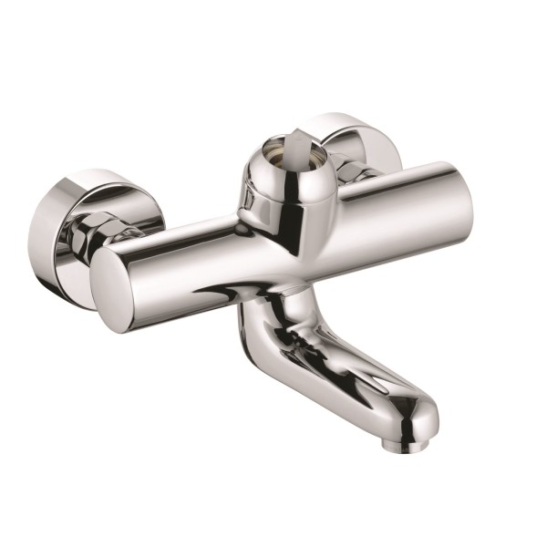 KLUDI PROVITA Wandarmatur-Einhandmischer DN 15 ohne Hebel, Ausladung 183 mm chrom