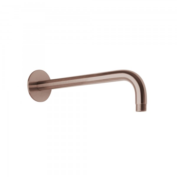 Herzbach spa ix pvd wandarm 350 rosette 70 rund copper, Copper Steel, 21.960350.1.39