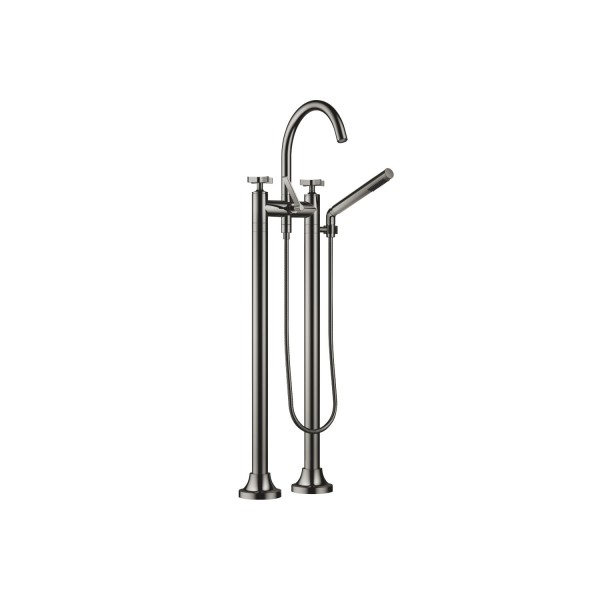 Dornbracht Wannen-Zweilochbatterie für freistehende Montage VAIA 25943809 Dark Chrome