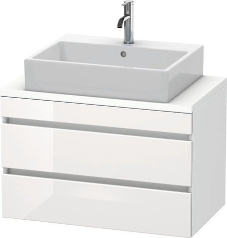Duravit DuraStyle Konsolenwaschtischunterbau wandhängend Weiß Hochglanz & Matt 800x478x512 mm - DS53