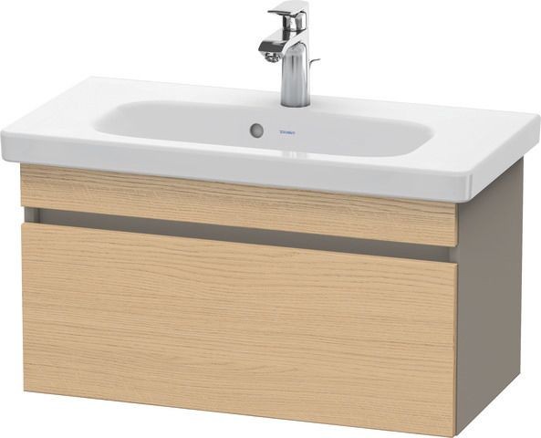 Duravit DuraStyle Waschtischunterbau wandhängend Natur Eiche & Basalt Matt 730x368x398 mm - DS639903
