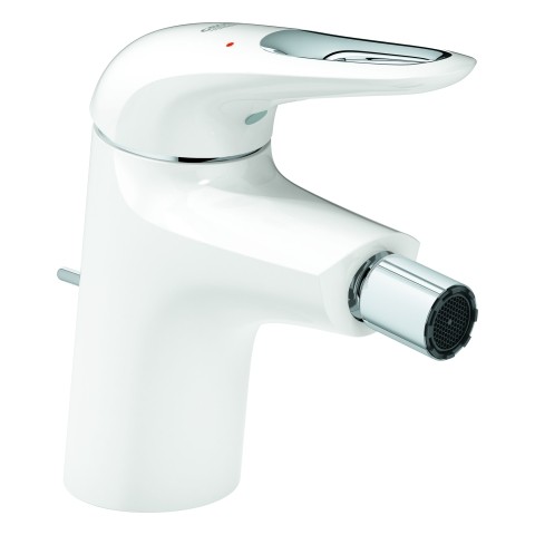 GROHE Einhand-Bidetbatterie Eurostyle 33565 moon white/chrom, 33565LS3